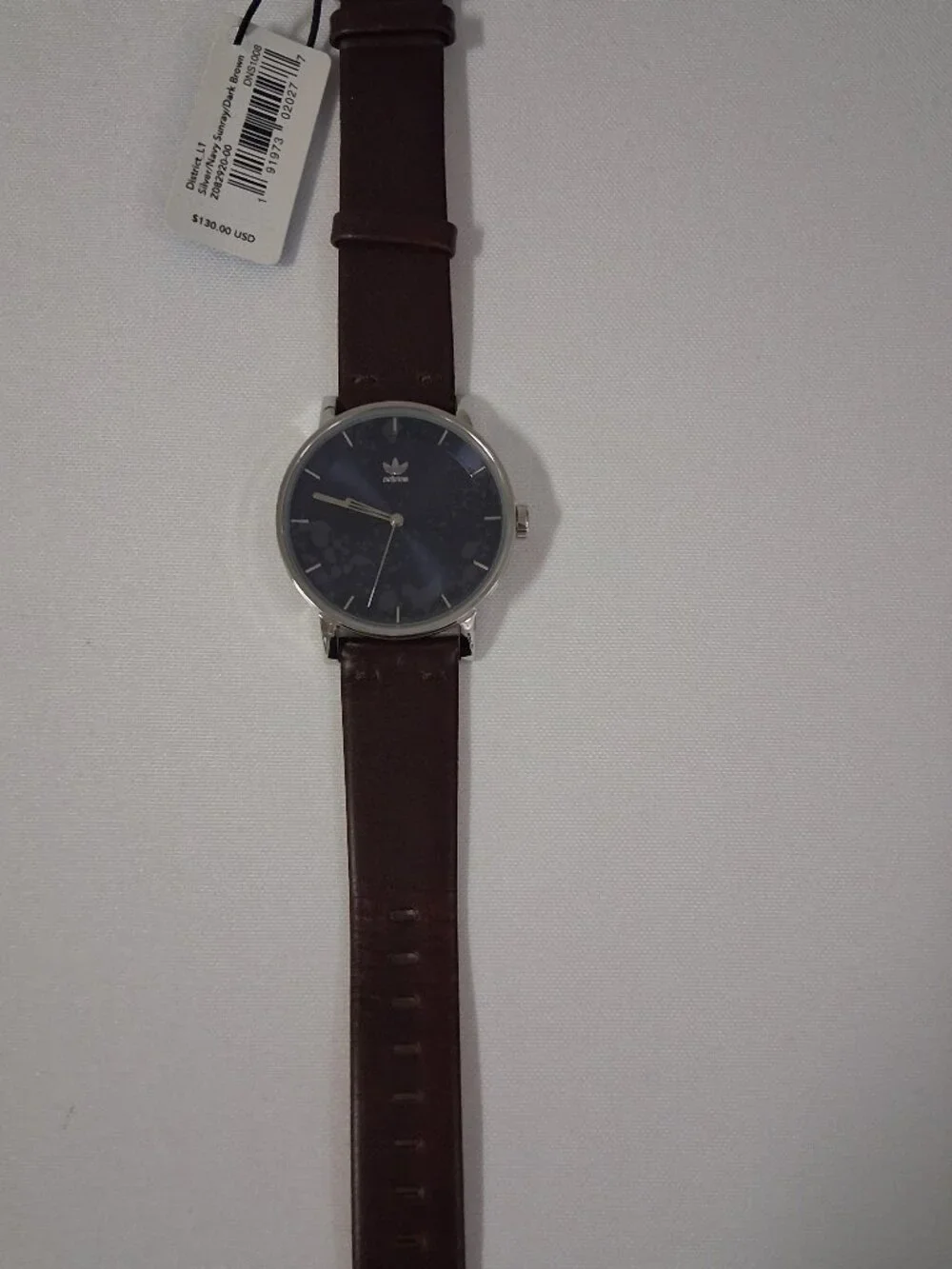 Adidas Men's District L1 Blue Dial Watch - Z08-2920 NWT